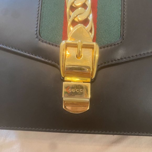 Gucci Sylvie Shoulder bag black - Picture 6 of 9